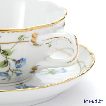 ヘレンド モーニンググローリー NY 04247-0-00 ティーカップ＆ソーサー