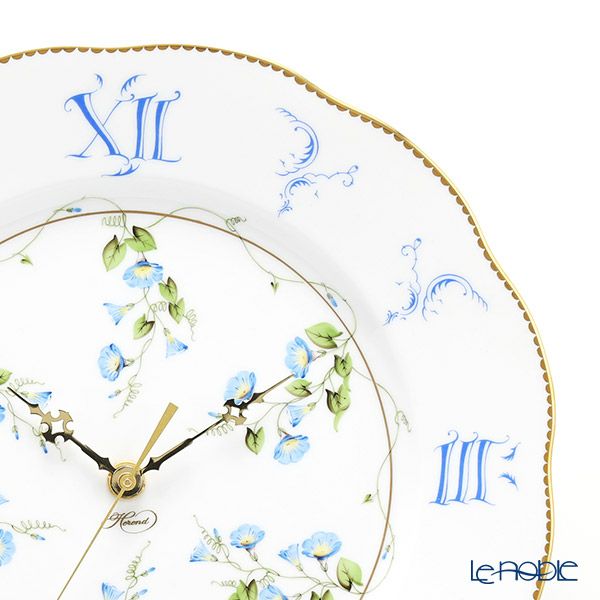 ヘレンド モーニンググローリー NY 20527-0-47 ウォールクロック 28.5cm