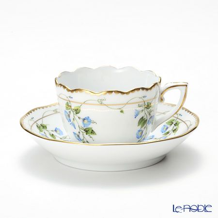 ヘレンド モーニンググローリー NY 20711-0-00／20711 モカカップ＆ソーサー 100ml