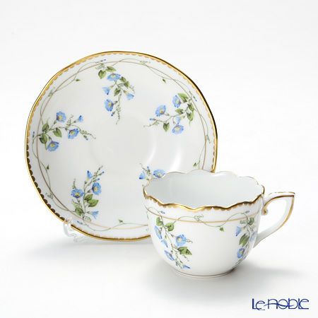 ヘレンド モーニンググローリー NY 20711-0-00／20711 モカカップ＆ソーサー 100ml