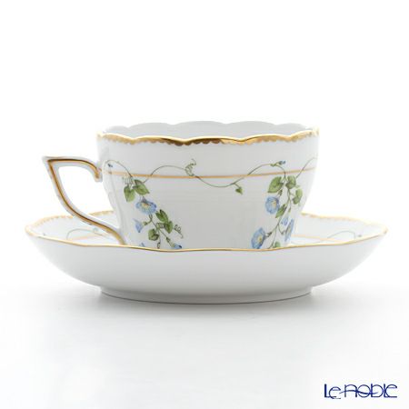 ヘレンド モーニンググローリー NY 20730-0-00 ティーカップ＆ソーサー（兼用） 200ml