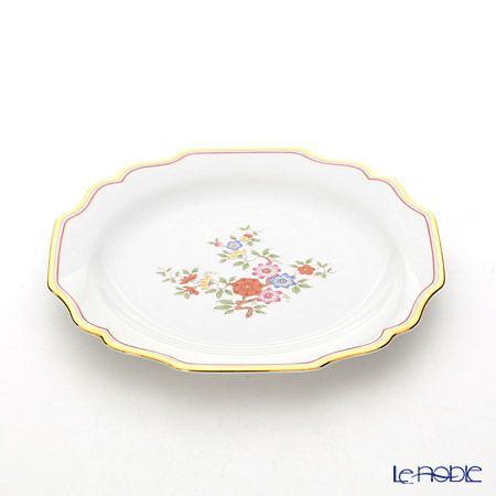 アウガルテン（AUGARTEN） カラフルシノワズリ（5849） プレート 20cm（114ヴェルヴェデーレシェイプ）