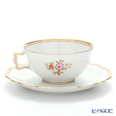 アウガルテン（AUGARTEN） カラフルシノワズリ（5849） ティーカップ＆ソーサー 200ml（114ヴェルヴェデーレシェイプ）