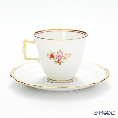 アウガルテン（AUGARTEN） カラフルシノワズリ（5849） コーヒーカップ＆ソーサー 200ml（114ヴェルヴェデーレシェイプ）