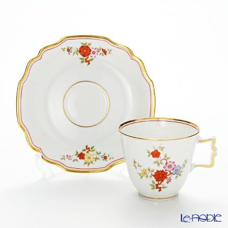 アウガルテン（AUGARTEN） カラフルシノワズリ（5849） コーヒーカップ＆ソーサー 200ml（114ヴェルヴェデーレシェイプ）