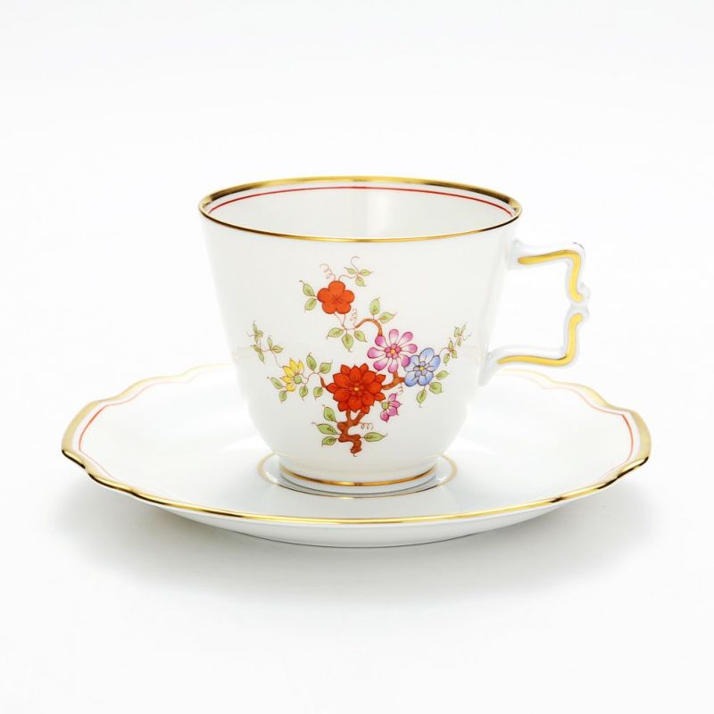 アウガルテン（AUGARTEN） カラフルシノワズリ（5849） コーヒーカップ＆ソーサー 200ml（114ヴェルヴェデーレシェイプ）