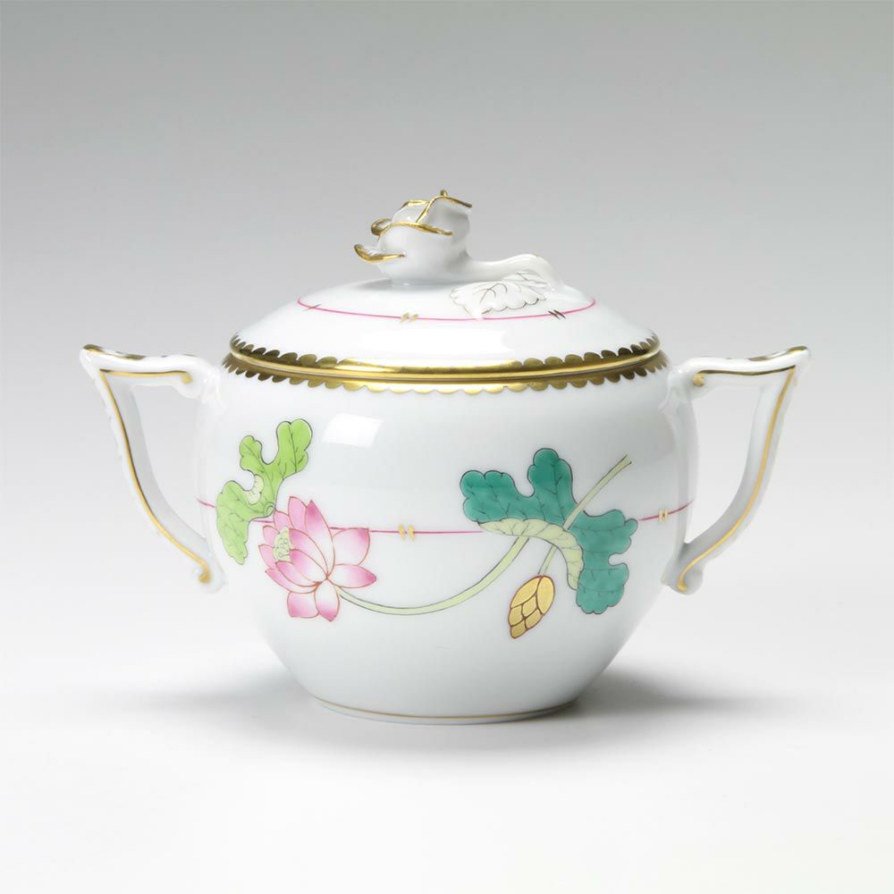 ヘレンド NE 20472-0-09 シュガーポット（ローズ） 200ml