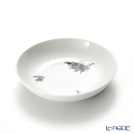 アウガルテン（AUGARTEN） マリアテレジア シンプル（SA5985） グレイ ラウンドディッシュ 12.5cm（069）