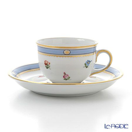 アウガルテン（AUGARTEN） ビーダーマイヤー（6000） モカカップ＆ソーサー 80ml（001）