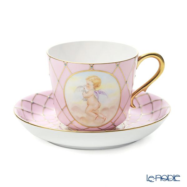 ヘレンド フンボルト SP 03929-0-00 ティーカップ＆ソーサー（ピンク）150ml