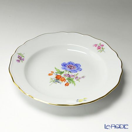 マイセン（Meissen） ベーシックフラワー（三つ花） 060110／00501／01 プレート 18cm Motiv No.1 アネモネ