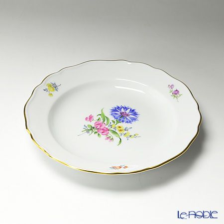 マイセン（Meissen） ベーシックフラワー（三つ花） 060110／00501／17 プレート 18cm Motiv No.17 ヤグルマギク