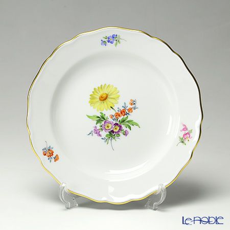 マイセン（Meissen） ベーシックフラワー（三つ花） 060110／00501／25 プレート 18cm Motiv No.25 マーガレット