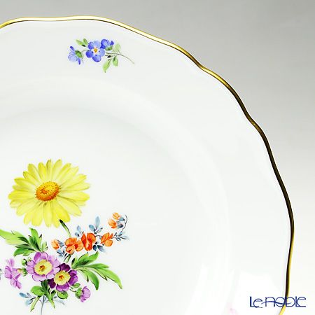 マイセン（Meissen） ベーシックフラワー（三つ花） 060110／00501／25 プレート 18cm Motiv No.25 マーガレット