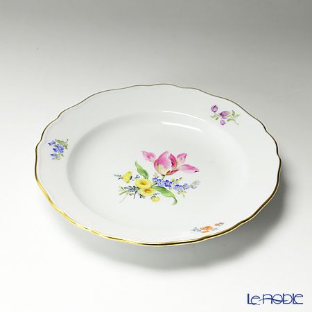 マイセン（Meissen） ベーシックフラワー（三つ花） 060110／00501／33 プレート 18cm Motiv No.33 チューリップ