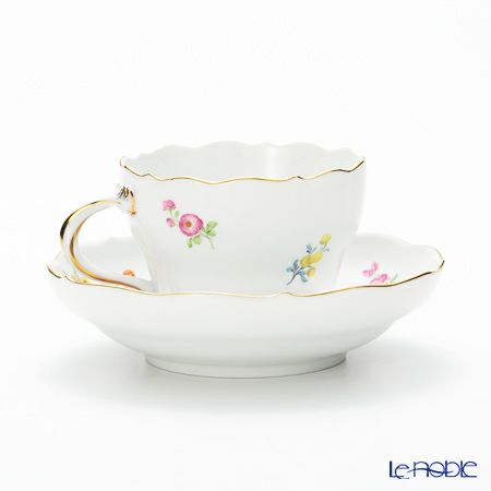 マイセン（Meissen） ベーシックフラワー（三つ花） 060110／00582／14 コーヒーカップ＆ソーサー 200ml Motiv No.14 アスター