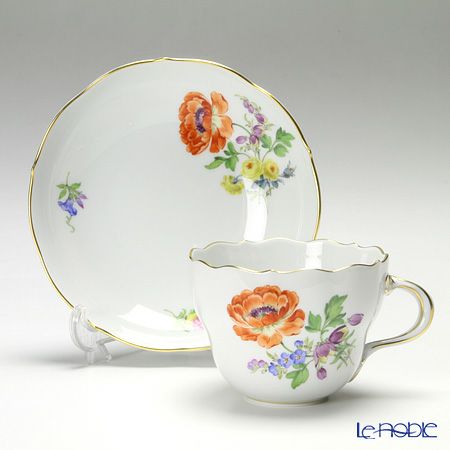 マイセン（Meissen） ベーシックフラワー（三つ花） 060110／00582／20 コーヒーカップ＆ソーサー 200ml Motiv No.20 ラナンキュラス