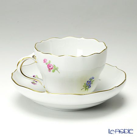 マイセン（Meissen） ベーシックフラワー（三つ花） 060110／00582／25 コーヒーカップ＆ソーサー 200ml Motiv No.25 マーガレット