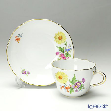 マイセン（Meissen） ベーシックフラワー（三つ花） 060110／00582／25 コーヒーカップ＆ソーサー 200ml Motiv No.25 マーガレット