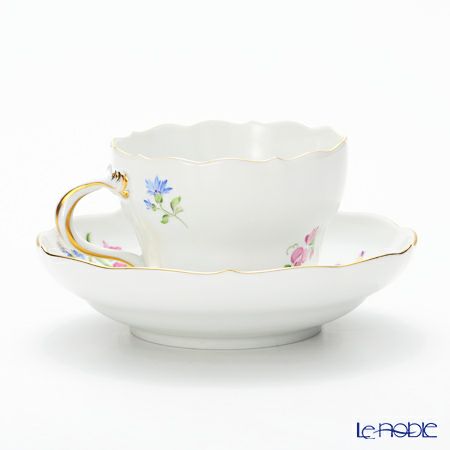 マイセン（Meissen） ベーシックフラワー（三つ花） 060110／00582／26 コーヒーカップ＆ソーサー 200ml Motiv No.26 スイセン