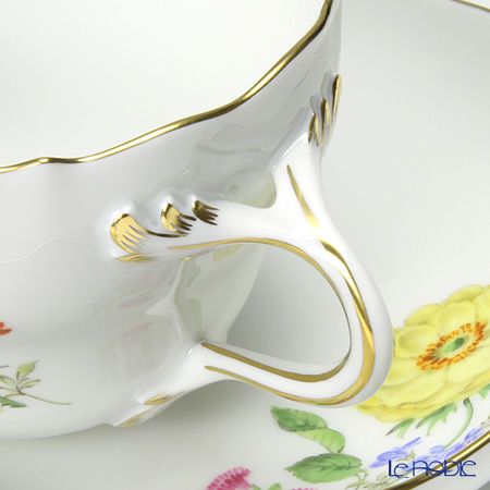 マイセン（Meissen） ベーシックフラワー（三つ花） 060110／00582／28 コーヒーカップ＆ソーサー 200ml Motiv No.28 オールドローズ