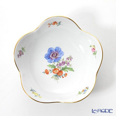 マイセン（Meissen） ベーシックフラワー（三つ花） 060110／53631／01 ボウル 14cm Motiv No.1 アネモネ