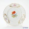 マイセン（Meissen） ベーシックフラワー（三つ花） 060192／54803／09 透かし飾皿 24cm Motiv No.9 ヒナゲシ