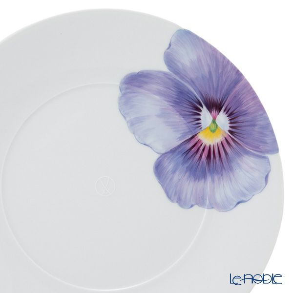 マイセン（Meissen） コスモポリタン ジャイアントブルーム プレート 22.5cm パンジー 61A160／37473