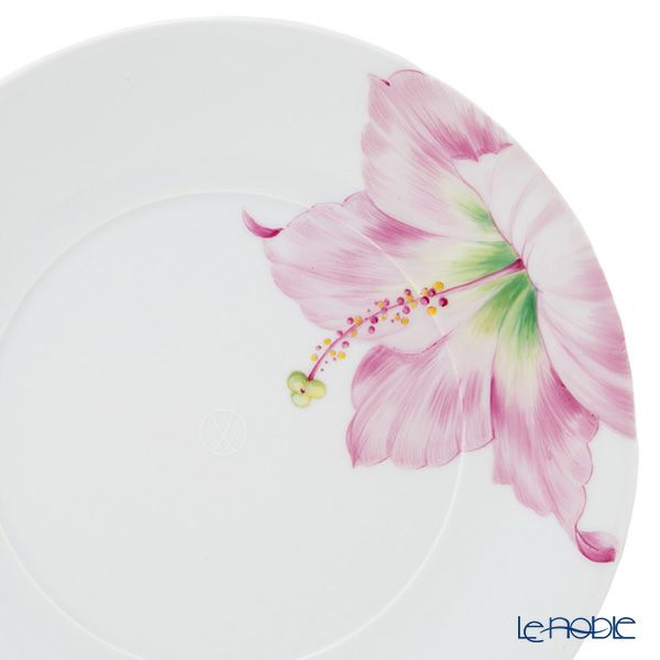 マイセン（Meissen） コスモポリタン ジャイアントブルーム プレート 22.5cm ハイビスカス 61A163／37473