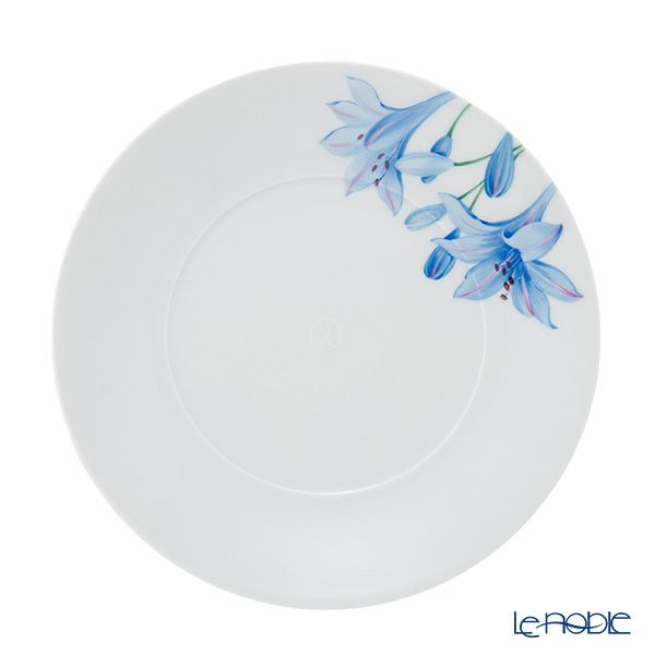 マイセン（Meissen） コスモポリタン ジャイアントブルーム プレート 22.5cm アガパンサス 61A165／37473