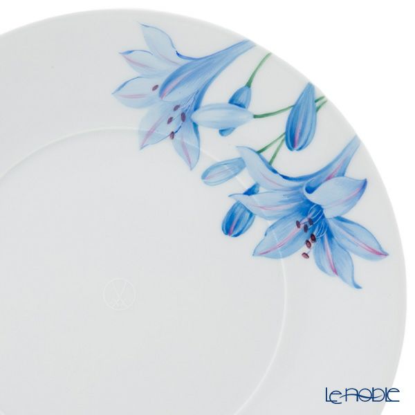 マイセン（Meissen） コスモポリタン ジャイアントブルーム プレート 22.5cm アガパンサス 61A165／37473