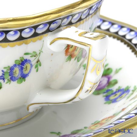 ヘレンド 真珠の首飾 GPN 20734-0-00／20724 ティーカップ＆ソーサー（ロウ）