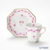 ヘレンド パセリピンク PEP 04307-0-00 モカカップ＆ソーサー（オクタゴナル）