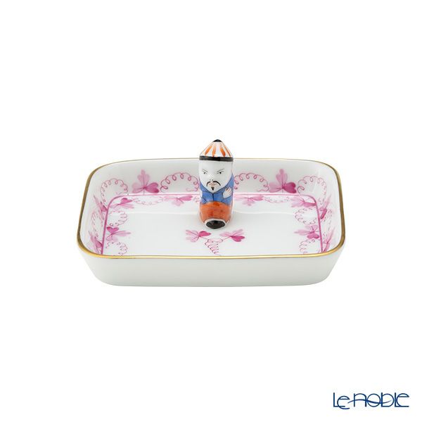 ヘレンド パセリピンク PEP オブロングトレイ マンダリン 8cm 07733-0-21