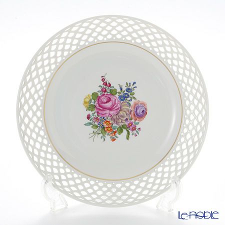 アウガルテン（AUGARTEN） リッチブーケ（6418） 透し皿 ラウンド（826）