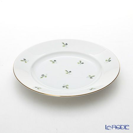 アウガルテン（AUGARTEN） スキャタードグレープリーブス（6490） プレート 20cm（001シューベルトシェイプ）