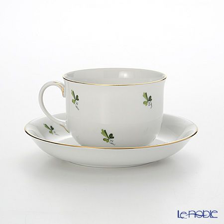 アウガルテン（AUGARTEN） スキャタードグレープリーブス（6490） コーヒーカップ＆ソーサー 200ml（001シューベルトシェイプ）