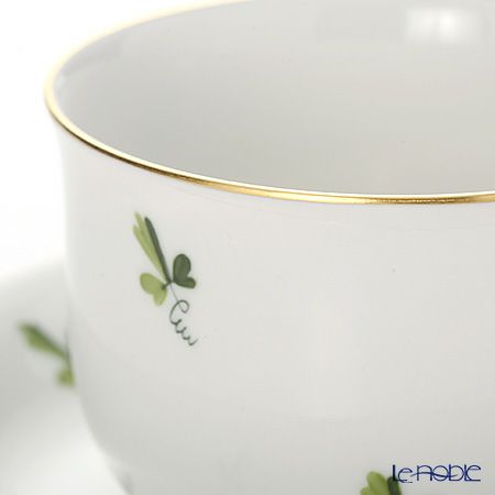 アウガルテン（AUGARTEN） スキャタードグレープリーブス（6490） コーヒーカップ＆ソーサー 200ml（001シューベルトシェイプ）