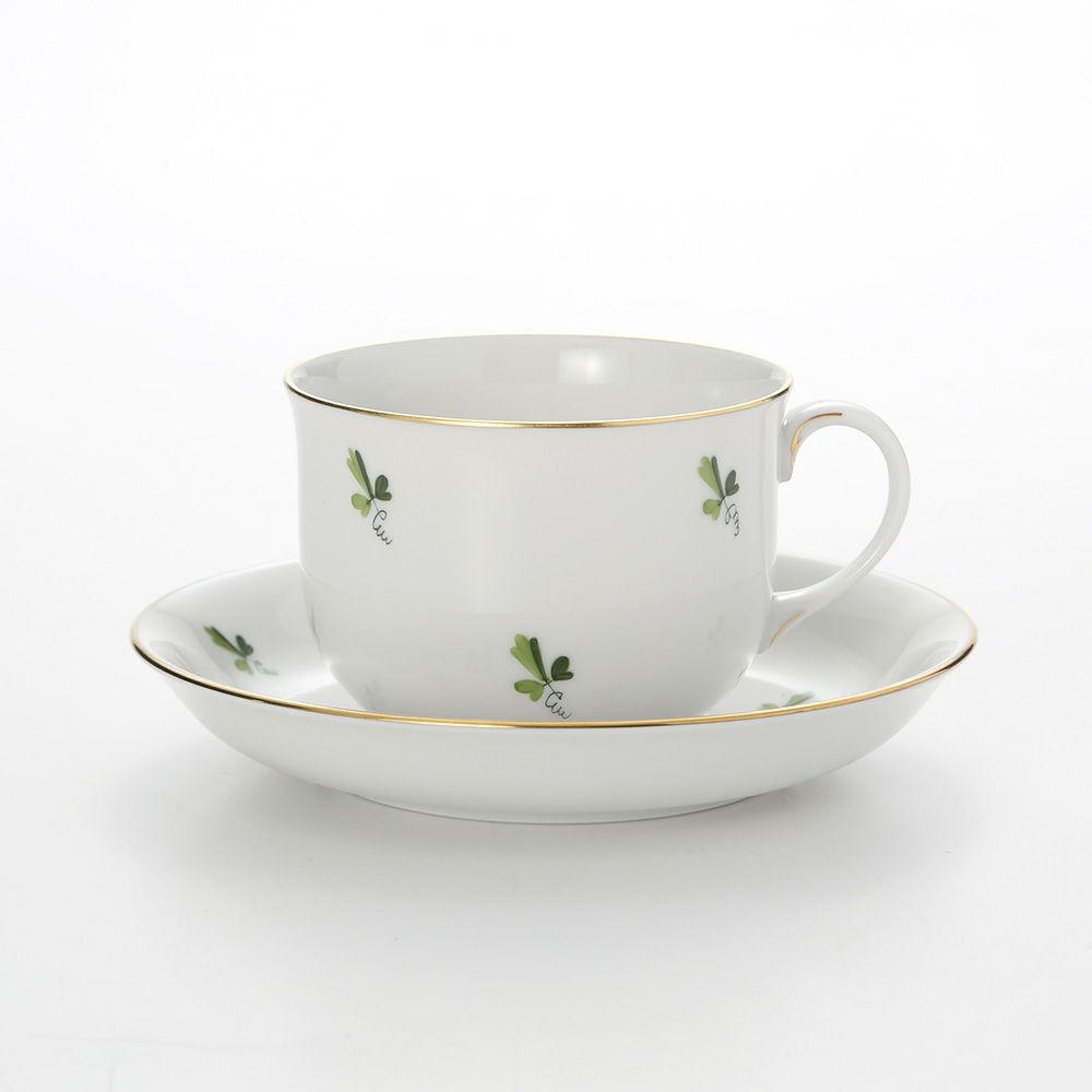 アウガルテン（AUGARTEN） スキャタードグレープリーブス（6490） コーヒーカップ＆ソーサー 200ml（001シューベルトシェイプ）