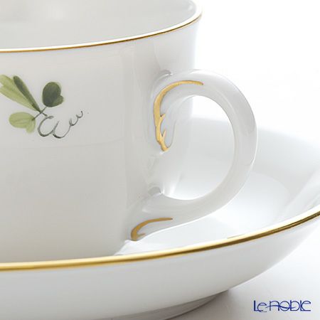 アウガルテン（AUGARTEN） スキャタードグレープリーブス（6490） モカカップ＆ソーサー 80ml（001シューベルトシェイプ）