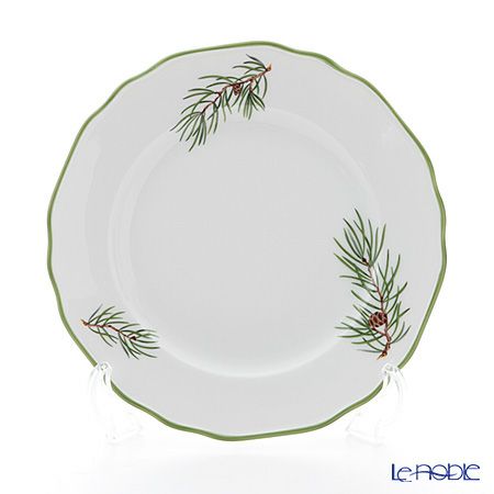 アウガルテン（AUGARTEN） モミの枝（6509） プレート 20cm（062モーツアルトシェイプ）