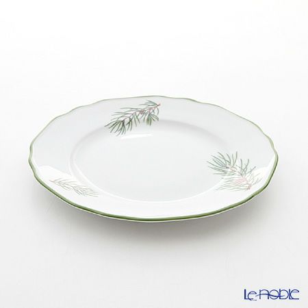 アウガルテン（AUGARTEN） モミの枝（6509） プレート 20cm（062モーツアルトシェイプ）