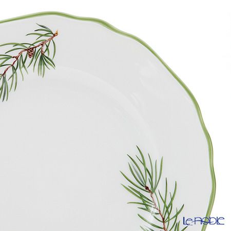 アウガルテン（AUGARTEN） モミの枝（6509） プレート 20cm（062モーツアルトシェイプ）