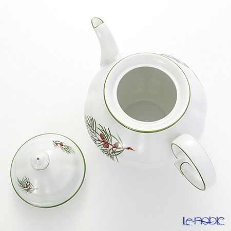 アウガルテン（AUGARTEN） モミの枝（6509） ティーポット（L） 1.2L（062モーツアルトシェイプ）