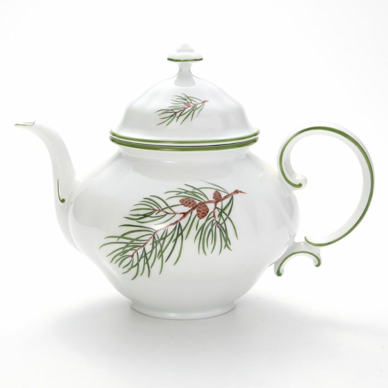 アウガルテン（AUGARTEN） モミの枝（6509） ティーポット（L） 1.2L（062モーツアルトシェイプ）