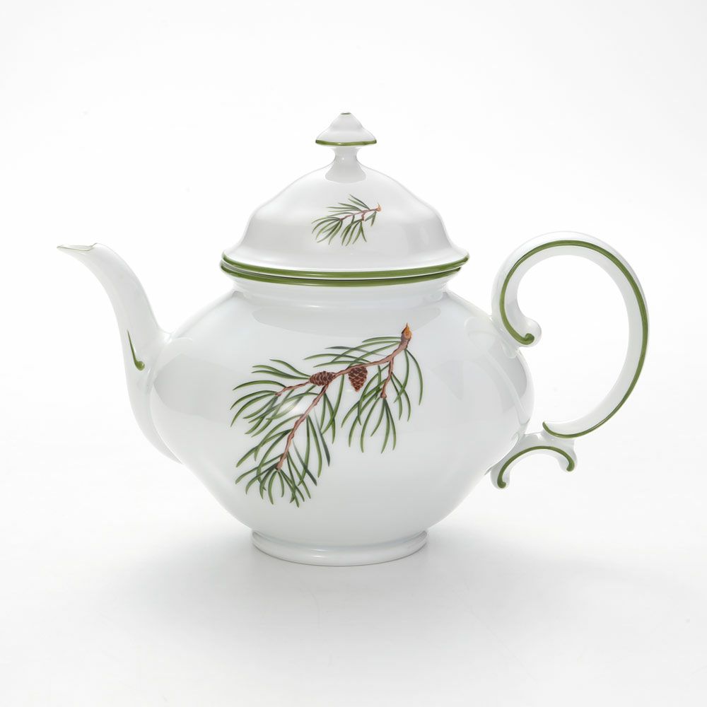 アウガルテン（AUGARTEN） モミの枝（6509） ティーポット（S）700ml（062モーツアルトシェイプ）