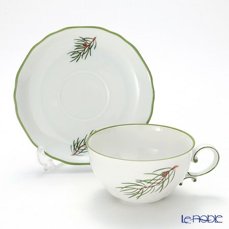 アウガルテン（AUGARTEN） モミの枝（6509） ティーカップ＆ソーサー 250ml（062）