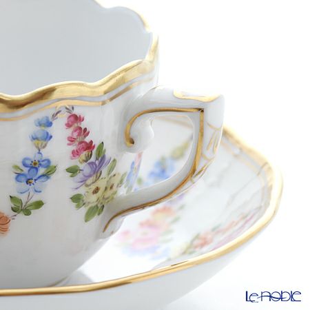 ヘレンド リヒテンシュタインガーランド LTG 00711-0-00 モカカップ＆ソーサー 100ml