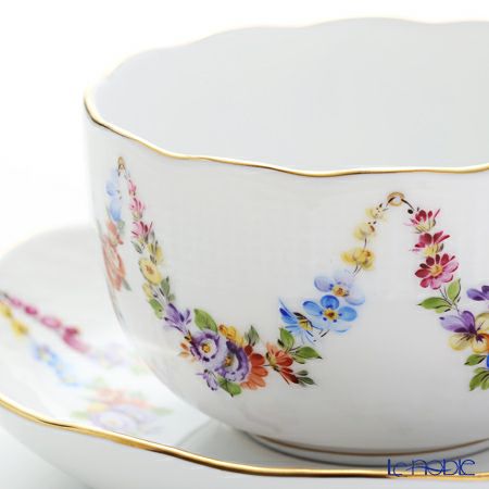 ヘレンド リヒテンシュタインガーランド LTG ティーカップ＆ソーサー 200ml