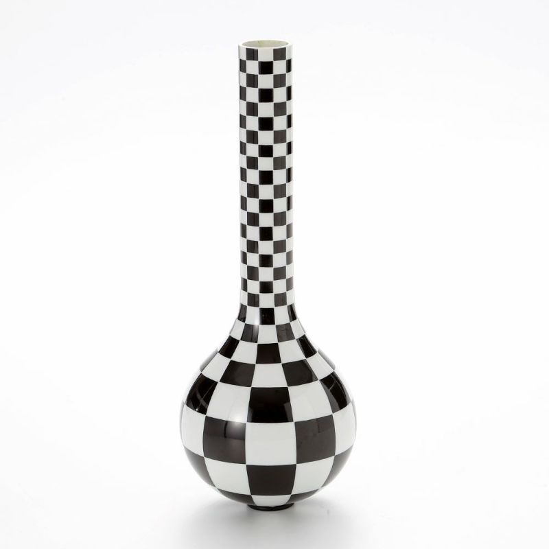 アウガルテン（AUGARTEN） ピノキオ ブラック＆ホワイト チェック（6635） ベース 29cm（897）